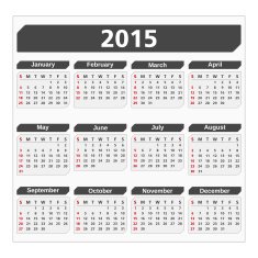 Calendar 2015 N45