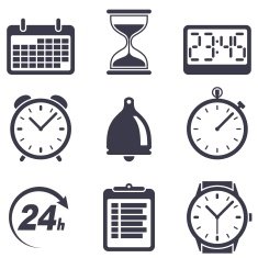 Time icons