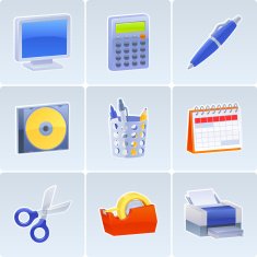 Office icon set N5