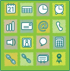 Quilted Icons - Organization and Communication