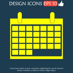 calendar - vector icon