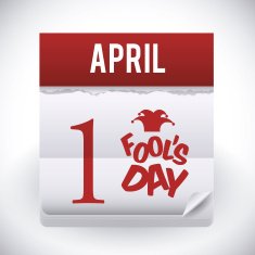April fools day design vector illustration