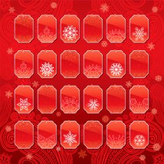 Advent Calendar (Red) free image download