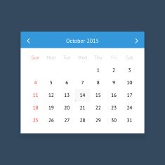 Calendar page for October 2015 N4