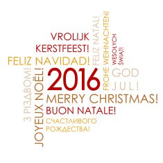 Merry Christmas 2016 - International Greeteng Card