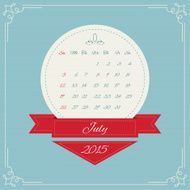 Calendar for 2015 N8