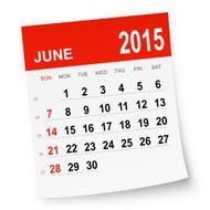 June 2015 Calendar N2