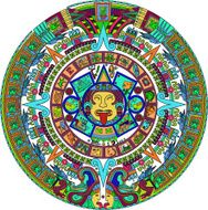 Aztec Calendar Illustration