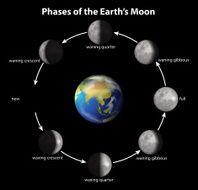 Phases of the Earth's Moon