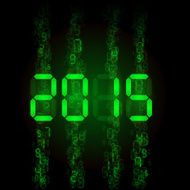 Digital 2015 numerals