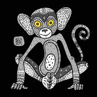 Chinese Zodiac Monkey N13