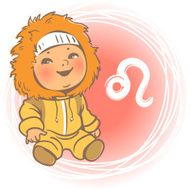 Baby zodiac Leo