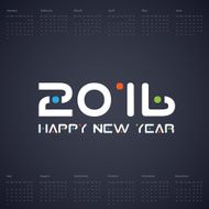 Cover Calendar Design - Typography N15
