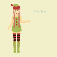 Cute Santa Helper