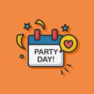party calendar icon N2