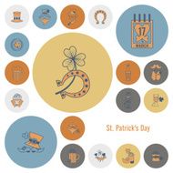 Saint Patricks Day Icon Set N29