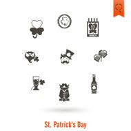 Saint Patricks Day Isolated Icon Set N22