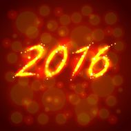 Happy new year 2016 vector concept