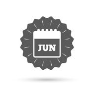 Calendar sign icon June month symbol N2