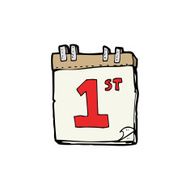 cartoon calendar
