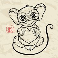 Chinese Zodiac Monkey N20