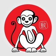 Chinese Zodiac Monkey N22