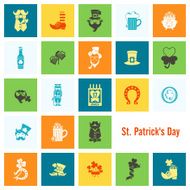 Saint Patricks Day Icon Set N46