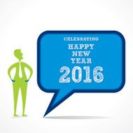happy new year 2016 design N14