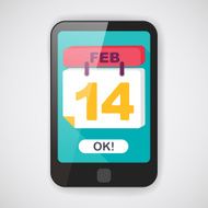 Flat Icon Illustration Shadow Vector February Valentine R N4