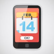 Flat Icon Illustration Shadow Vector February Valentine R N5