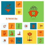 Saint Patricks Day Icon Set N54