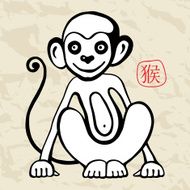 Chinese Zodiac Monkey N26