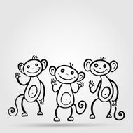 Chinese Zodiac Monkey N33