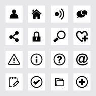 Universal web icon set for Web &amp; Mobile N22