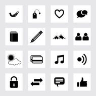 Universal web icon set for Web &amp; Mobile N25