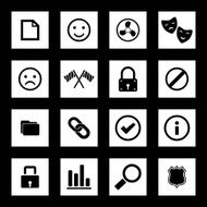 Universal web icon set for Web &amp; Mobile N35