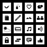 Universal web icon set for Web &amp; Mobile N40