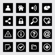 Universal web icon set for Web &amp; Mobile N50