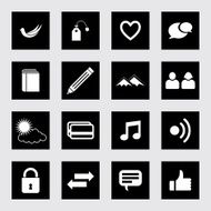 Universal web icon set for Web &amp; Mobile N54