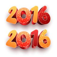 Year 2016 3d