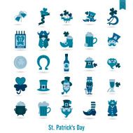 Saint Patricks Day Isolated Icon Set N44