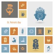 Saint Patricks Day Icon Set N71