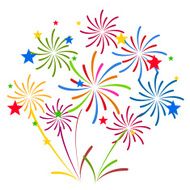 Fireworks Display for New year and all celebration vector illustration N6