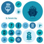 Saint Patricks Day Icon Set N79