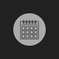 icon of calendar N15