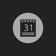 icon of calendar N19
