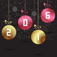 vector modern 2016 New Year background