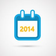 Vector Calendar Icon - 2014