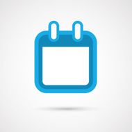 Vector Calendar Icon - blank