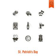 Saint Patricks Day Isolated Icon Set N57